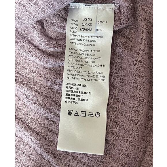 We the Free|Free People North Shore Oversized Thermal Waffle Knit Tunic Top XS - Picture 9 of 13